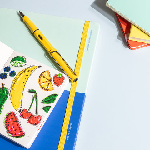 Spiral Bright Notebook B5 Ruled