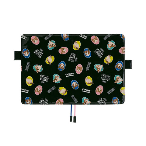 Techo Cousin A5 Cover Candy Stripper Dog and Cat