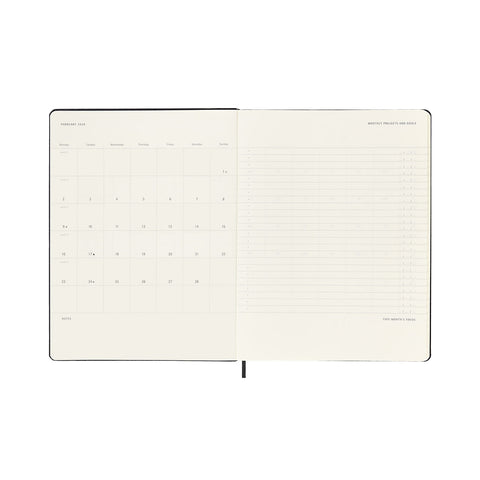 2026 Pro Weekly Vertical Hard Cover Diary Extra Large