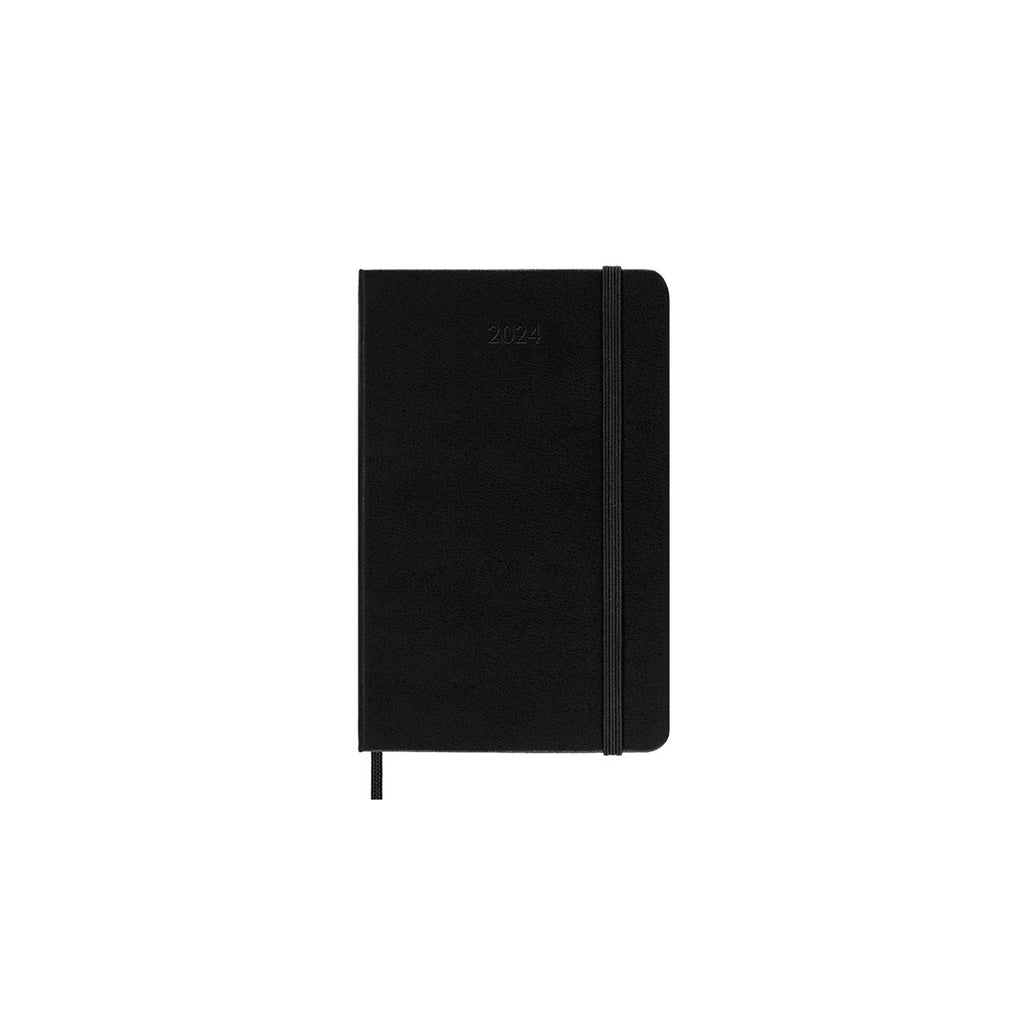 Moleskine® Classic Giornaliera 2024 - Pocket - hard cover nera