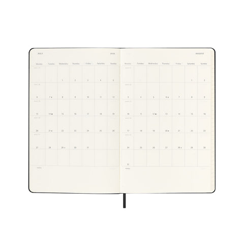 2025-26 18 Month Hard Cover Weekly Notebook Diary Large