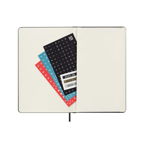 2025-26 18 Month Hard Cover Weekly Notebook Diary Large