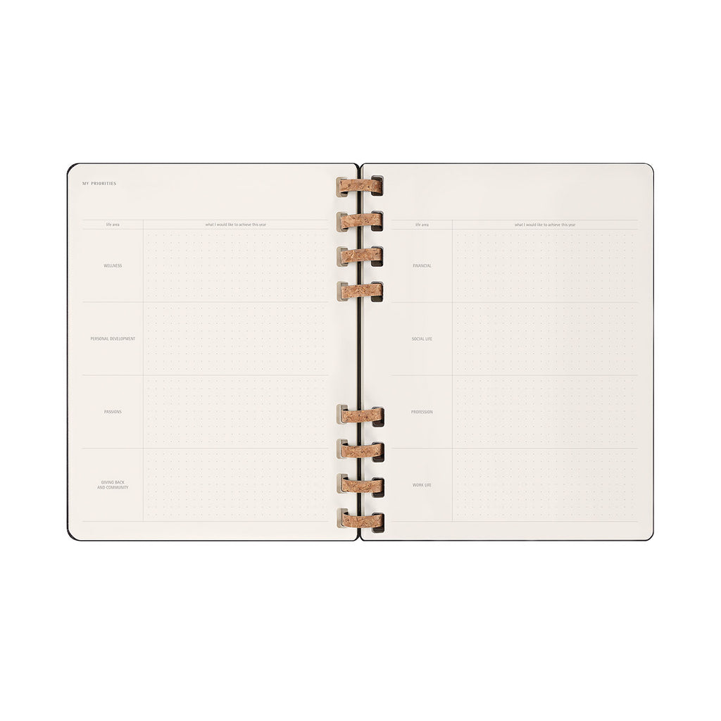 Moleskine 2025 Spiral Weekly Planner Extra Large Milligram