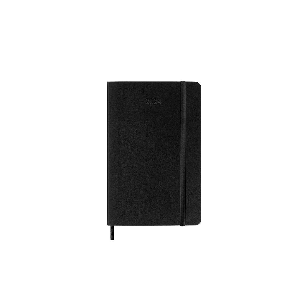 Moleskine 2024 Soft Cover Diary Daily Pocket Black