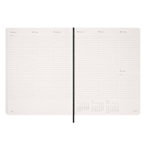 2026 Weekly Vertical Soft Cover Diary Extra Extra Large
