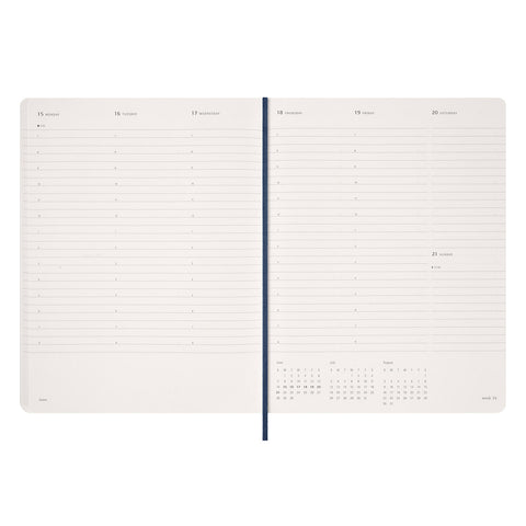 2026 Weekly Vertical Soft Cover Diary Extra Extra Large