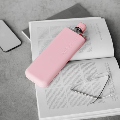 Slim Drink Bottle with Cherry Blossom Sleeve Bundle
