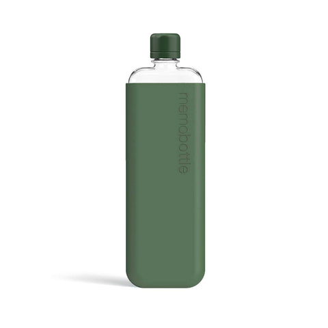 Slim Drink Bottle with Moss Green Sleeve Bundle