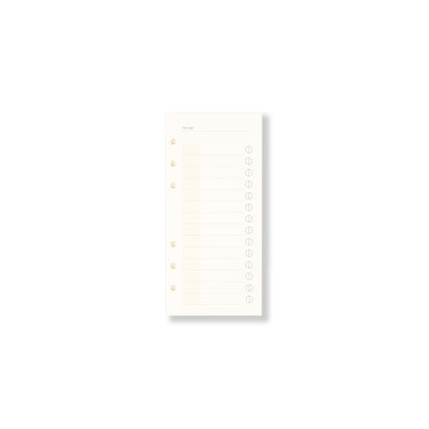 To Do Binder Insert B6