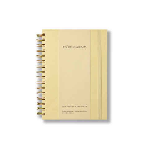 2026 Spiral Daily Diary A5