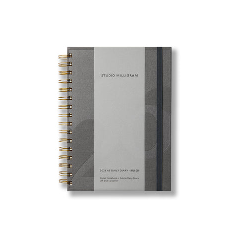 2026 Spiral Daily Diary A5