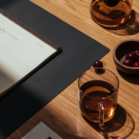 Recycled Leather Desk Mat Large