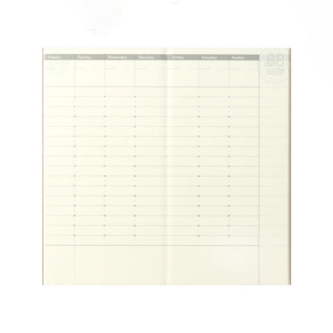 Traveler's Notebook Undated Diary Refill Weekly