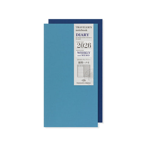 2026 Traveler's Notebook Diary Refill Weekly Large