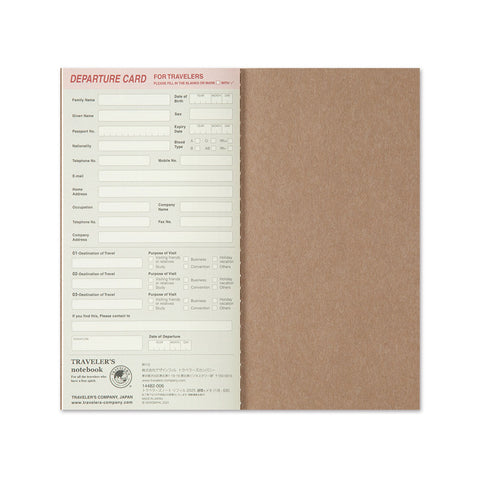 2026 Traveler's Notebook Diary Refill Weekly Large