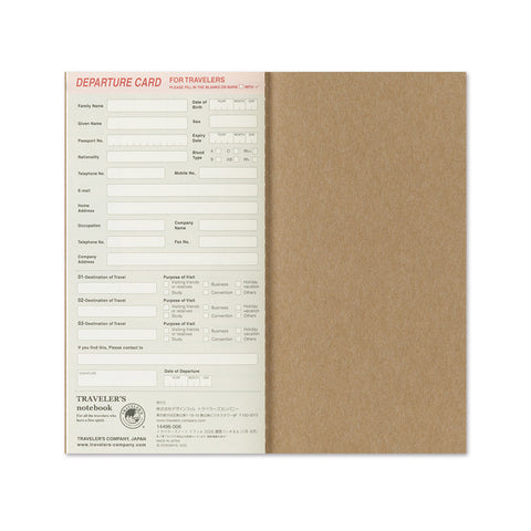 2026 Traveler's Notebook Diary Refill Weekly Large