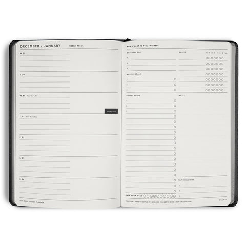 2026 Bold Goal Digger Weekly Action Diary B5