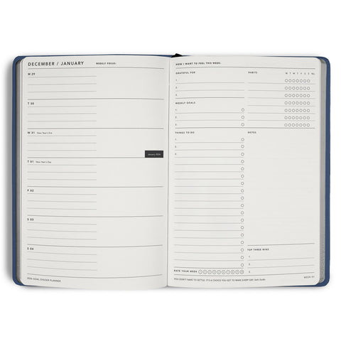 2026 Bold Goal Digger Weekly Action Diary B5