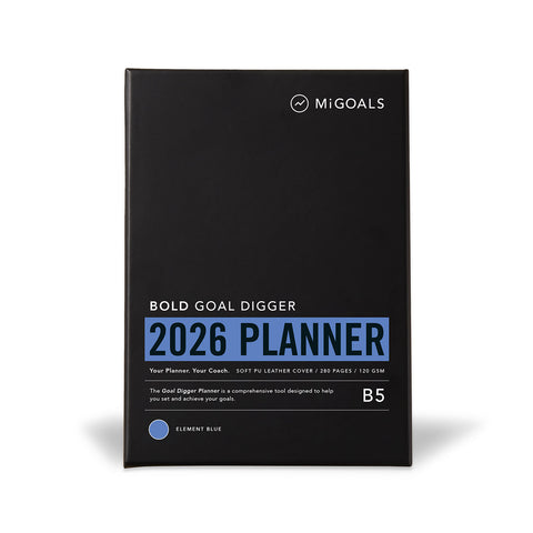 2026 Bold Goal Digger Weekly Action Diary B5