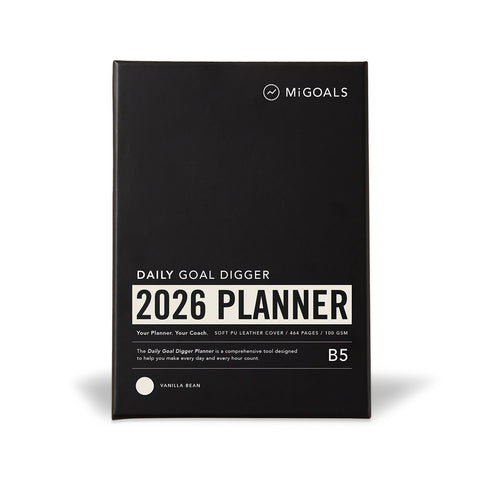 2026 Progress Over Perfection Goal Digger Daily Action Diary B5