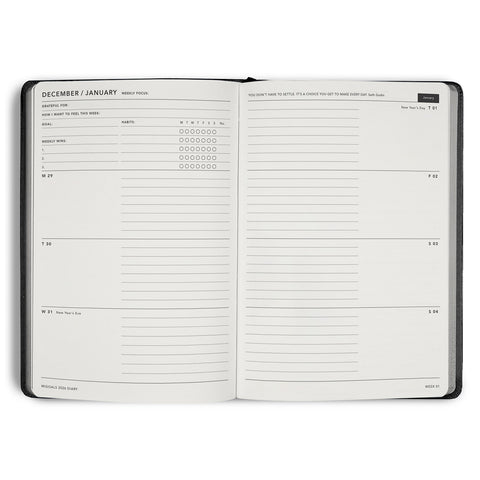2026 Get Shit Done Weekly Spread Diary A5