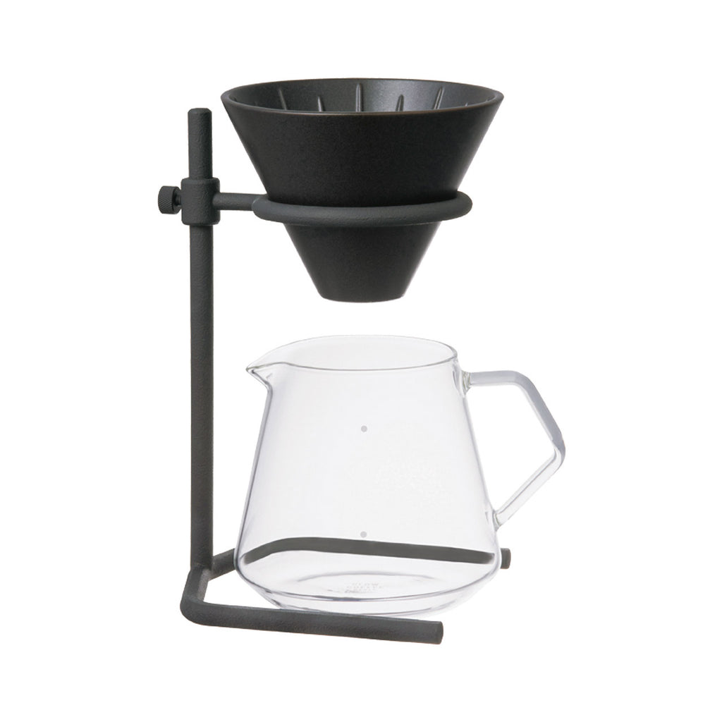 Kinto Pour-over Japanese Coffee Brewer with Brass Stand – zen minded