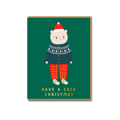 Cosy Christmas Greeting Card