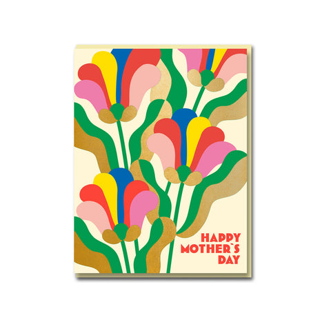 Mother's Day Flowers Greeting Card