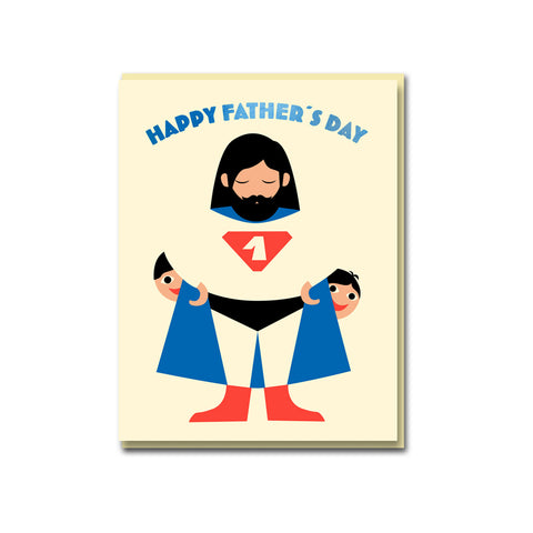 Super Dad Greeting Card