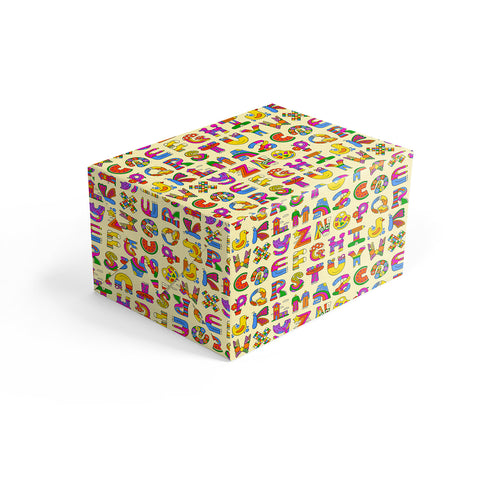 Wrapping Paper Abcd 1973 Alphabet Wrapping Sheet – Milligram