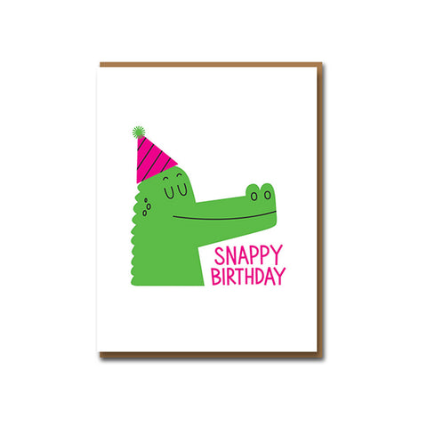 Snappy Birthday Greeting Card