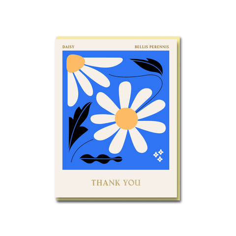 Daisy Thank You Greeting Card