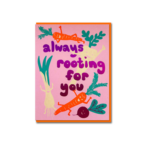 Rooting For You Greeting Card