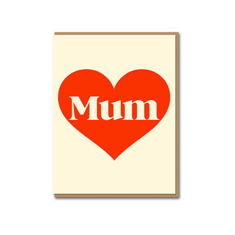 Love Mum Greeting Card