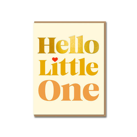 Hello Little One Greeting Card