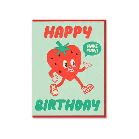 Strawberry Greeting Card