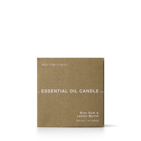 Blue Gum and Lemon Myrtle Essential Oil Candle
