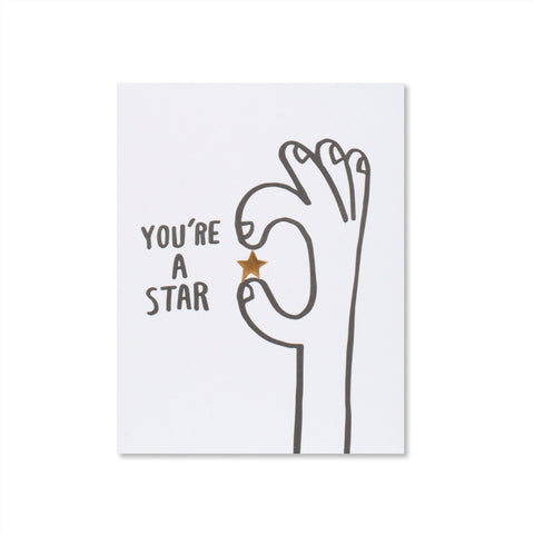 You're A Star Greeting Card