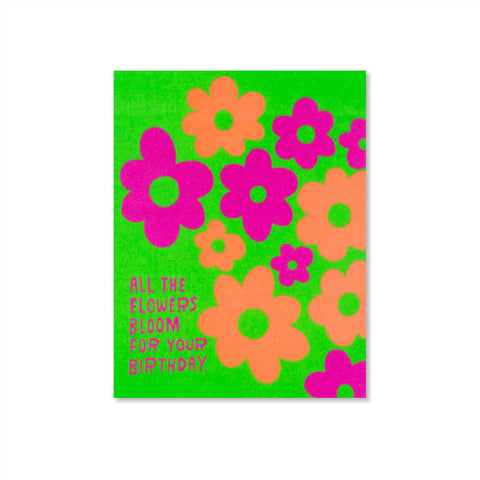 Bloom Birthday Greeting Card