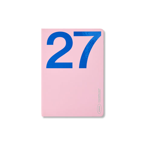 Pink & Navy 2027 Weekly Achiever Diary A5