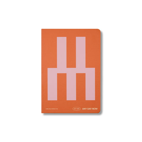 Coral Any Day Notebook Dot Grid A5