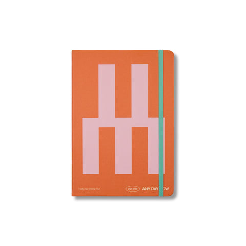Coral Any Day Notebook Dot Grid A5