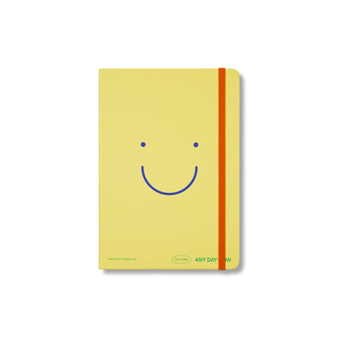 Butter Any Day Notebook Dot Grid A5