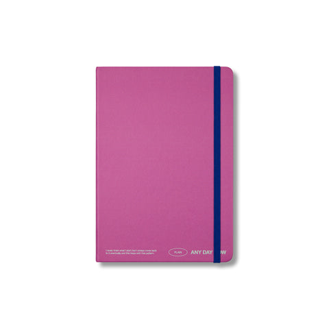Magenta Any Day Notebook Plain A5