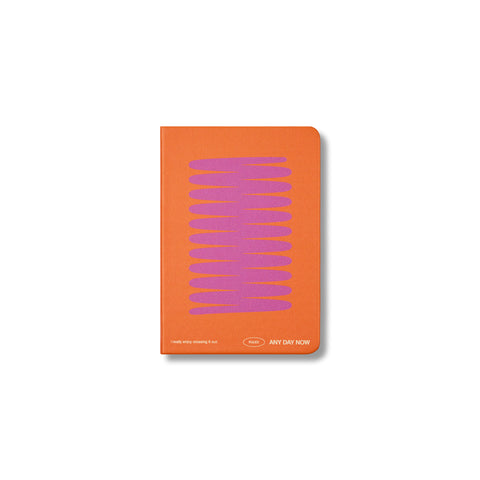 Coral Any Day Notebook Ruled A6
