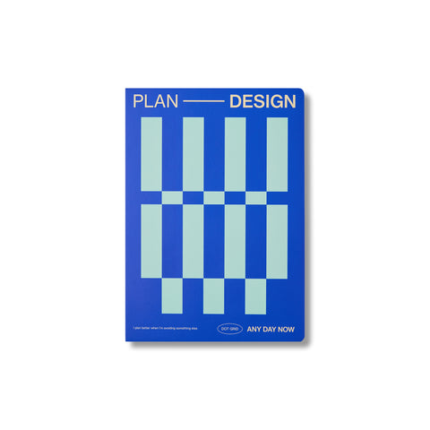 Indigo Open Bound Notebook Dot Grid A5