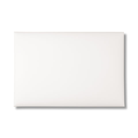 Recycled Leather Envelope Folder A4 White