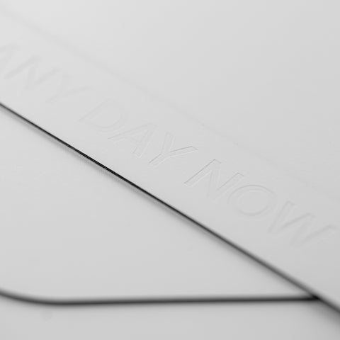 Recycled Leather Envelope Folder A4 White