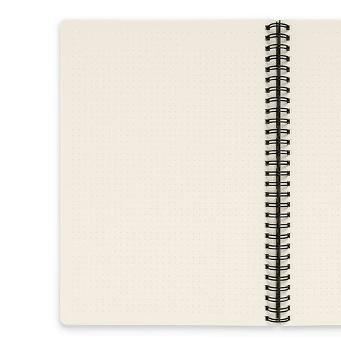 Spiral Monochrome Notebook B5 Dot Grid