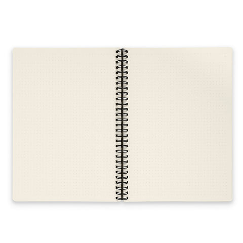 Spiral Monochrome Notebook B5 Dot Grid